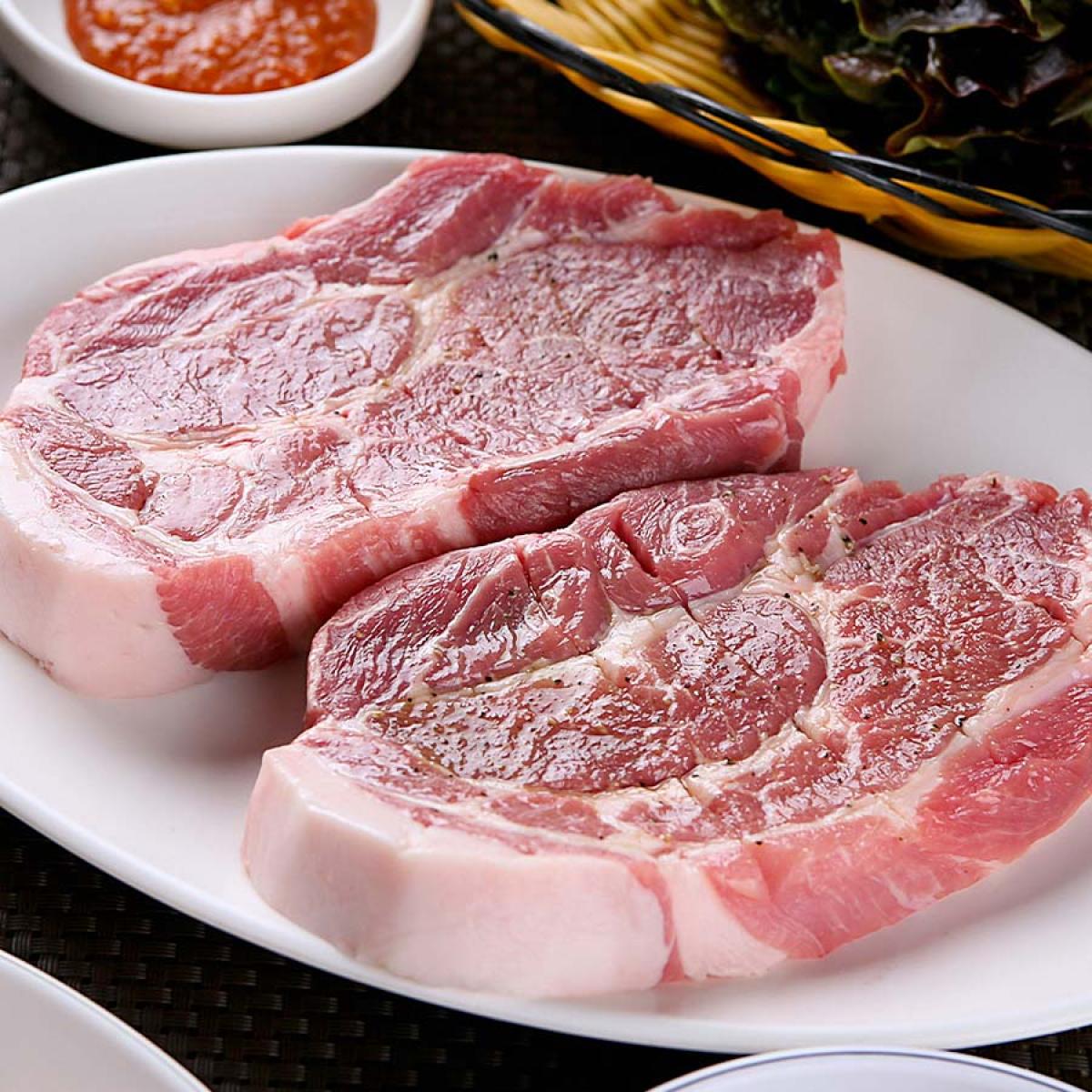 [서귀포시축협] 제주 돼지 목살 1kg 구이용