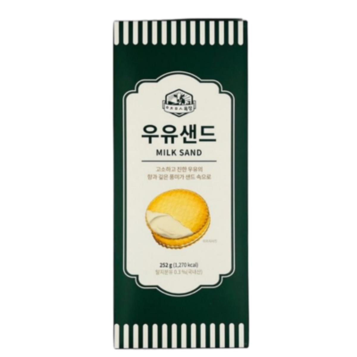 제주 ㅇㅊㅁㅅ 목장 우유샌드(대) 42개입 여행 선물