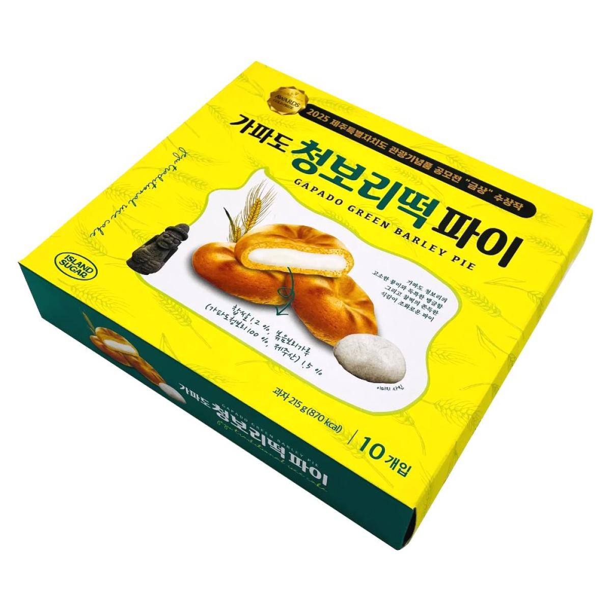 제주 가파도 청보리떡 파이 215g 10개입