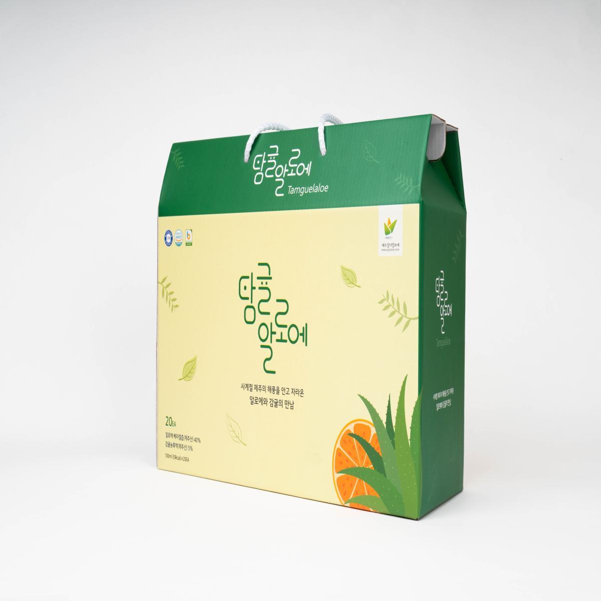 1box(100ml✕15봉) 탐귤알로에★