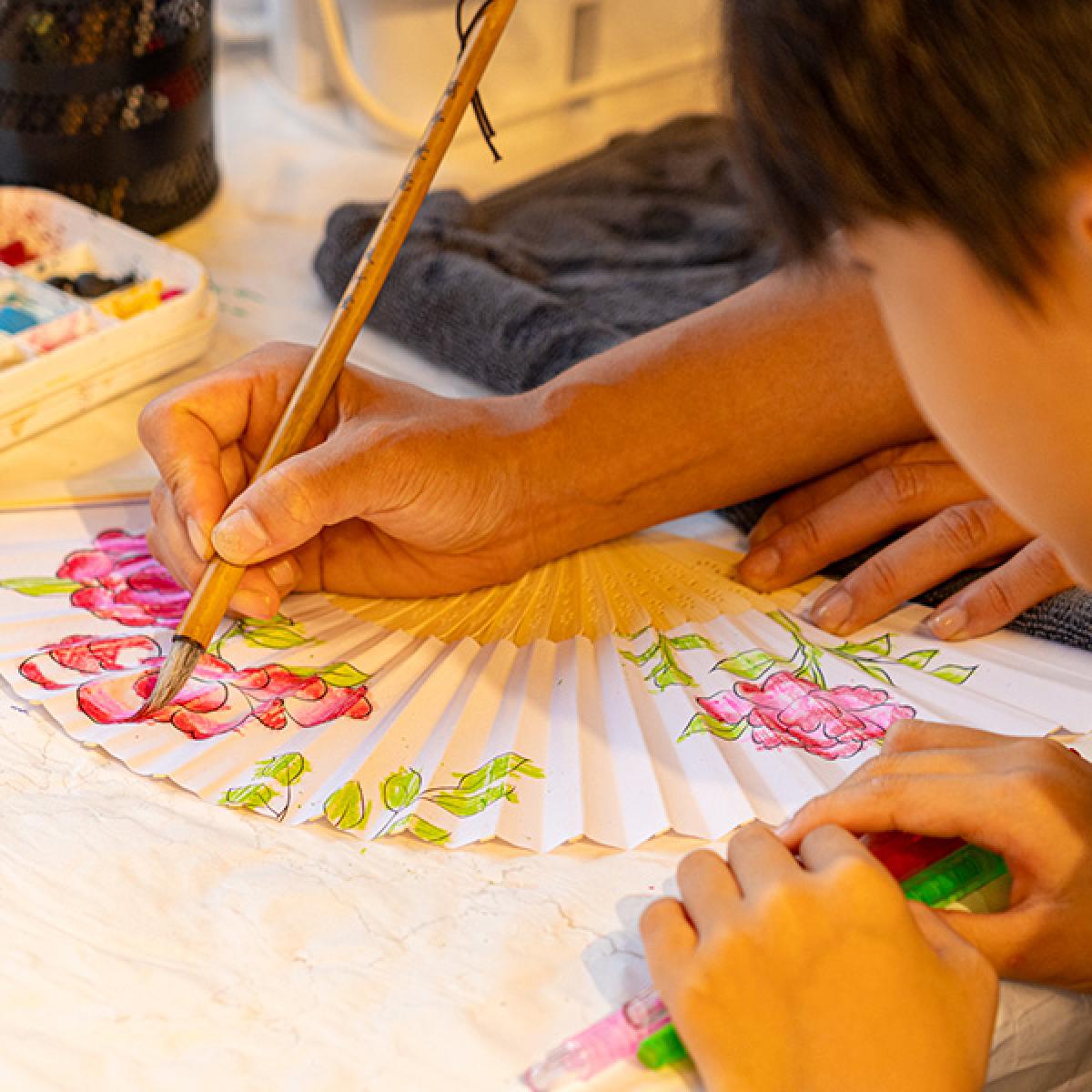 제주민속촌 초가갤러리 민화 체험