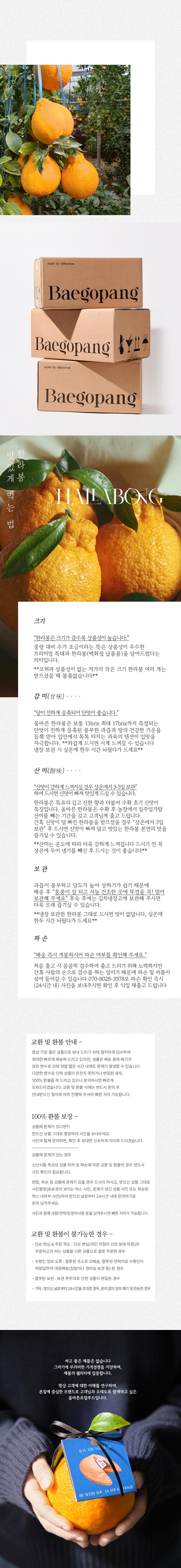 [올바른]고당도 한라봉(12~15brix) 상세