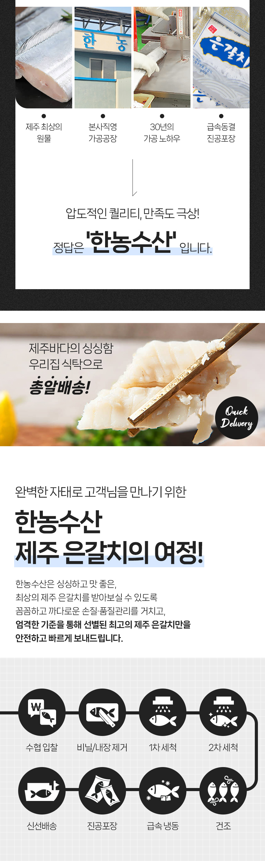 한농수산 제주 어촌마을 은갈치