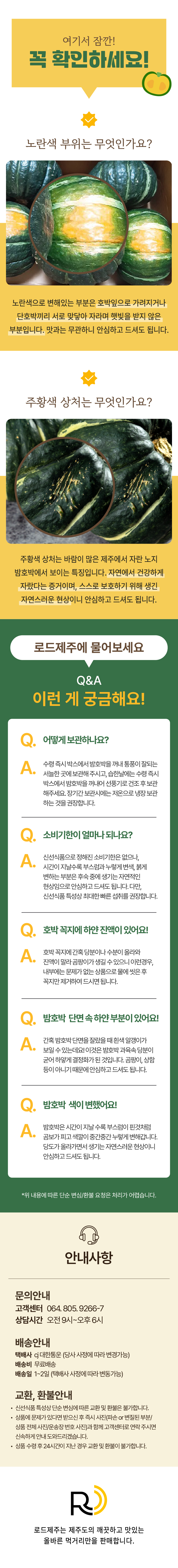 [로드제주] 제주 미니 밤단호박 3/5/10kg 상세