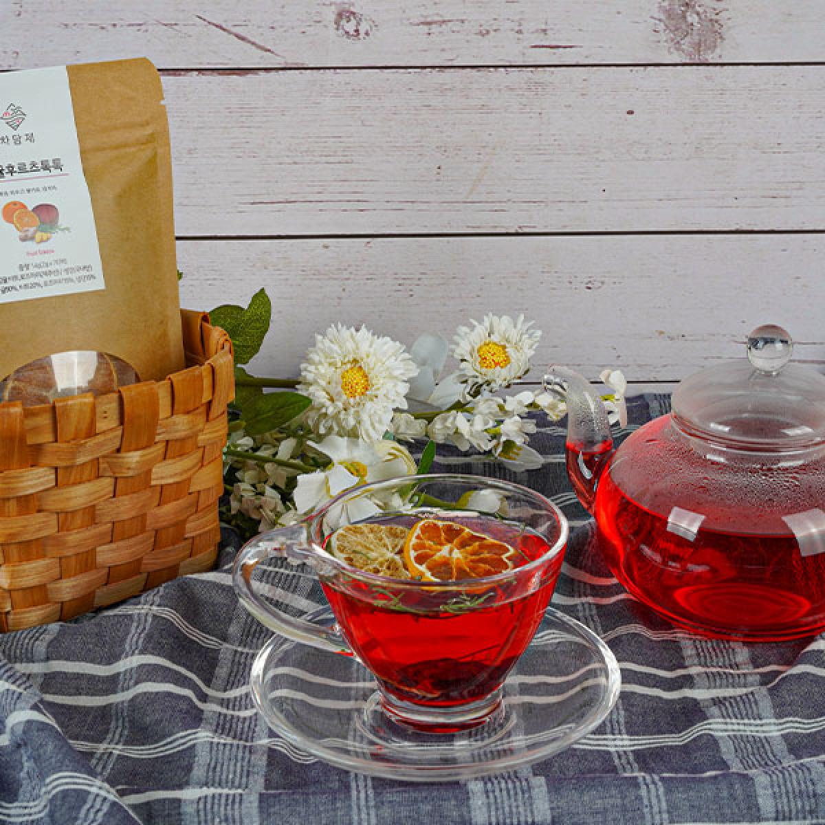 차담제 청귤/감귤/레몬 후르츠톡톡(티백 7개입)