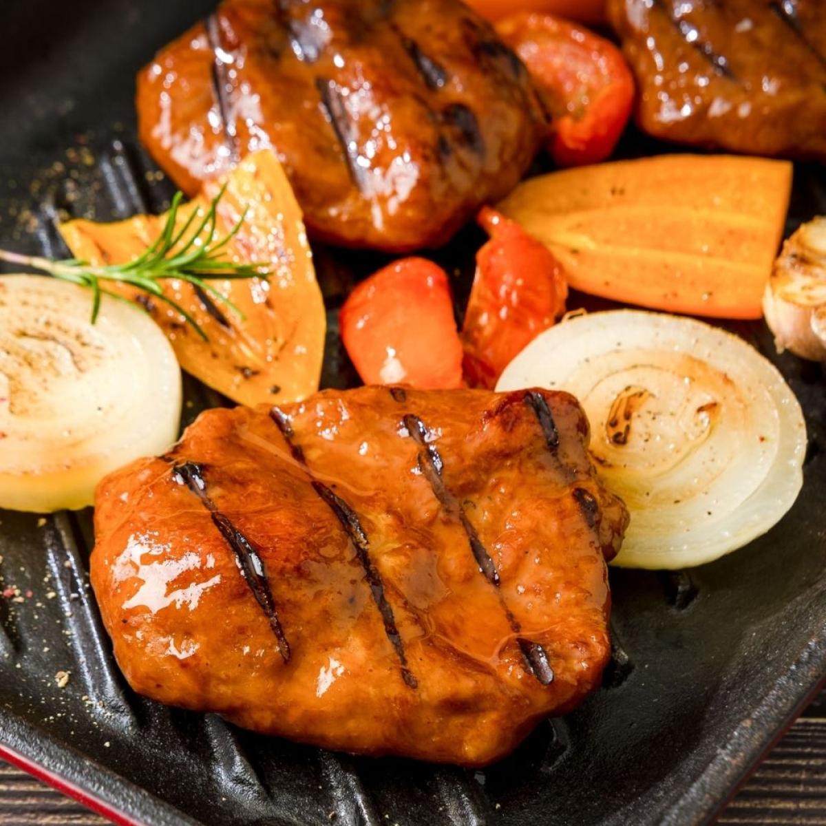 제주흑돼지 수제 제주맘 떡갈비맛 스테이크